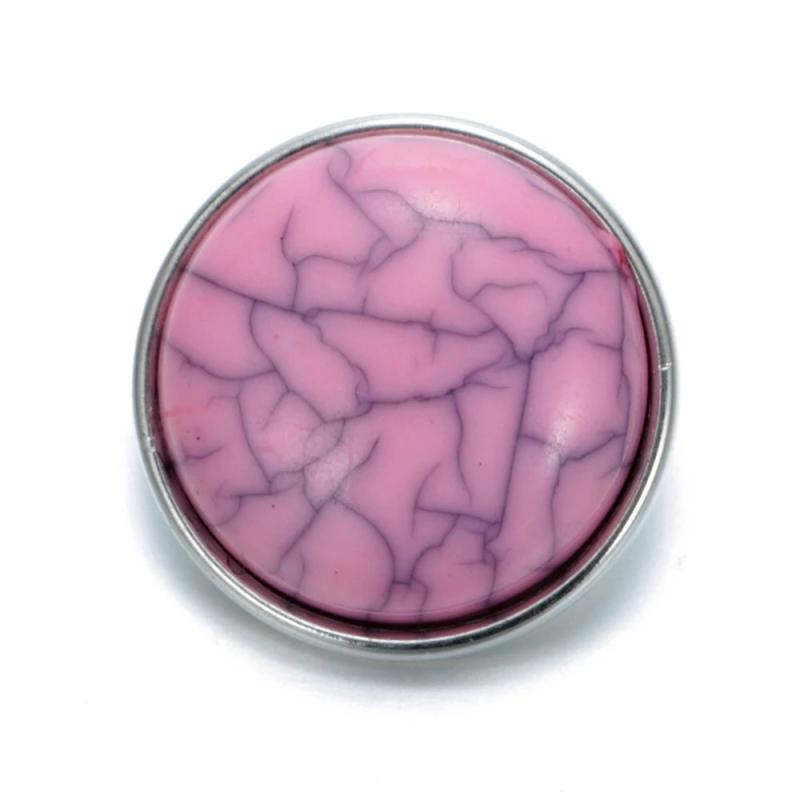 10pcs/lot 10 Colors Red 18mm Snap Button Charms for DIY Bracelet Snaps Jewelry