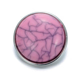 10pcs/lot 10 Colors Red 18mm Snap Button Charms for DIY Bracelet Snaps Jewelry