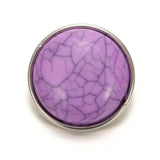 10pcs/lot 10 Colors Red 18mm Snap Button Charms for DIY Bracelet Snaps Jewelry