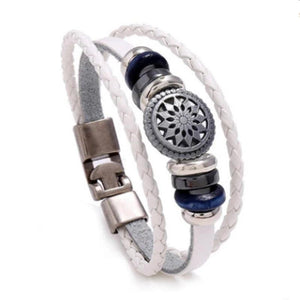 Men's Women's Punk Jewelry Leather Bracelet