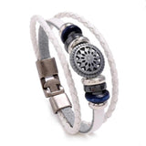 Men's Women's Punk Jewelry Leather Bracelet