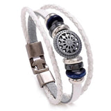 Men's Women's Punk Jewelry Leather Bracelet