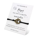 Dogs Paw Prints Adjustable Bracelets - Animal Lover Gift