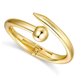 Nail Bangle Cuff Bracelet for Women Girls Love Friendship Jewelry