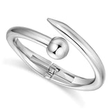 Nail Bangle Cuff Bracelet for Women Girls Love Friendship Jewelry