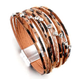 Boho Leopard Bracelet Layered Jewelry