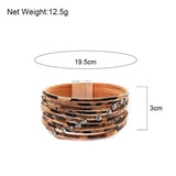 Boho Leopard Bracelet Layered Jewelry