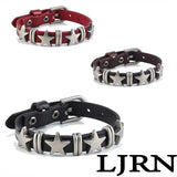 Punk Bracelet Metal Vintage Leather Alloy Belt Star Geometric Unisex