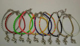 Unicorn Horse Charms Bracelet Women Lucky Weave Leather Gift Amulet Jewelry