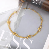 Classic Beaded Women's Bracelet Three-layer Bead Chain Girl Accessories Jewelry