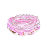 Crystal Elastic Beads Bracelet Set for Women Bohemian Jewelry