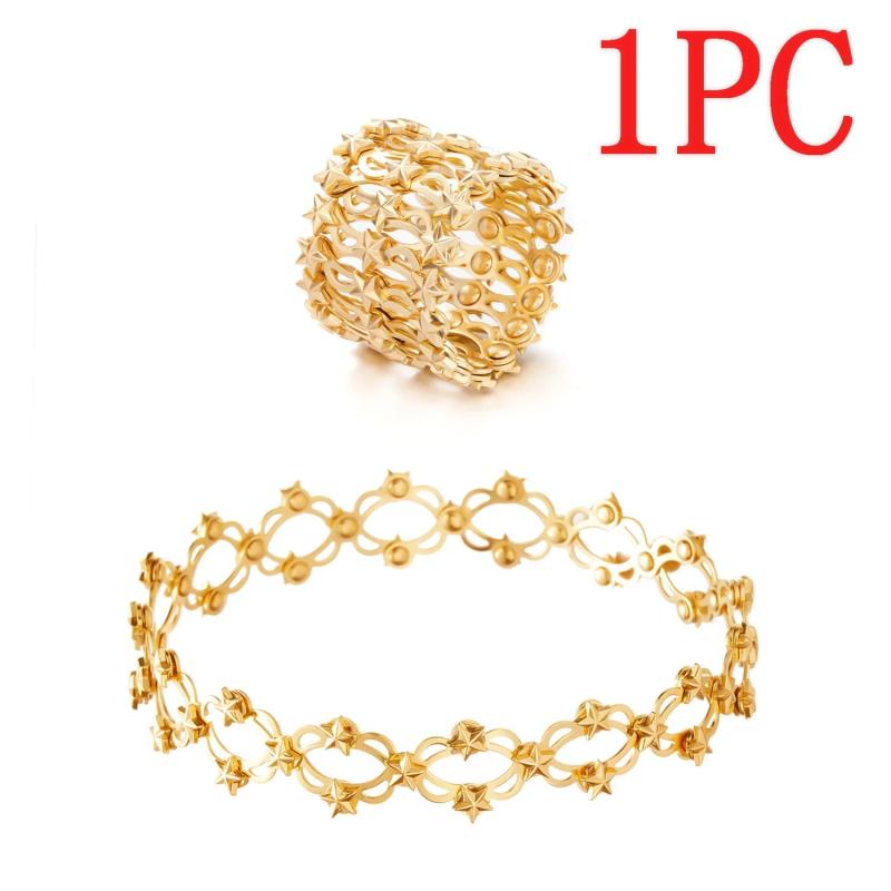 Adjustable Magnetic Therapy Detox Bracelet Ring Set for Girls