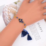 Vintage Braided Tassel Wrap Boho Bracelet