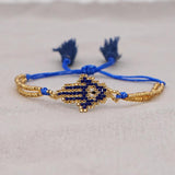Vintage Braided Tassel Wrap Boho Bracelet