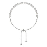 Classic Zircon Crystal Pull Out Bracelets for Women