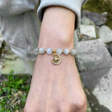 Moon Star Charm Bracelets Cat Eye Beaded Bracelets Women Girls Jewelry Gift