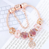 Life Of Tree Charm Bracelet With Leaves Beads