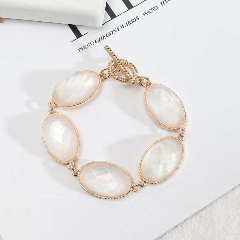 Bohemia Oval Acrylic Abalone Shell Bracelet for Women