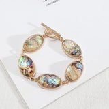 Bohemia Oval Acrylic Abalone Shell Bracelet for Women