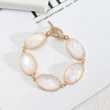 Bohemia Oval Acrylic Abalone Shell Bracelet for Women