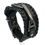 Woven Leather Bracelet Punk Men's Bracelet Street Casual Party Jewelry