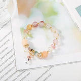 Bohemian Natural Stone Bracelet Crystal Beaded Bracelet for Women