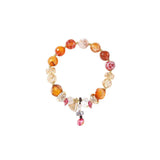 Bohemian Natural Stone Bracelet Crystal Beaded Bracelet for Women