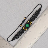 Vintage Rope Beaded Bracelet Lace-Up Hollow Out