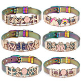 Spring Stainless Steel Mesh Bracelet for Women Slide DIY Charms Bracelets