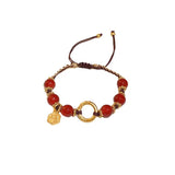 Rabbit Year Red Agate Crystal Bracelet