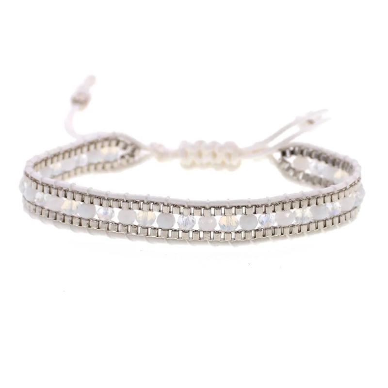 Bohemia Crystal Bead Chain Bracelet Charm Women's Jewelry