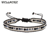 Bohemia Crystal Bead Chain Bracelet Charm Women's Jewelry