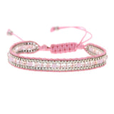 Bohemia Crystal Bead Chain Bracelet Charm Women's Jewelry