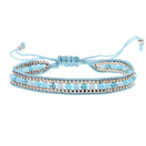 Bohemia Crystal Bead Chain Bracelet Charm Women's Jewelry