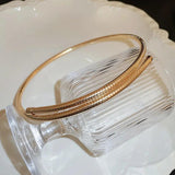 Elastic Layer Winding Snake Metal Bracelet for Women