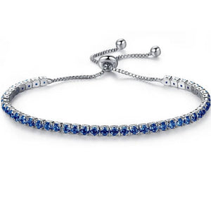 Adjustable CZ Zircon Charm Bracelet Top