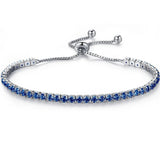 Adjustable CZ Zircon Charm Bracelet Top