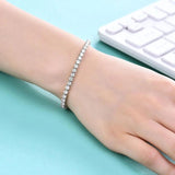 Adjustable CZ Zircon Charm Bracelet Top