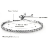 Adjustable CZ Zircon Charm Bracelet Top