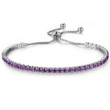 Adjustable CZ Zircon Charm Bracelet Top