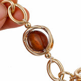 Stone Chain Bracelets for Women Rhinestone Charm Bracelets Jewelry
