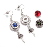 12pcs/lot Mixed Glass Charms 18mm Snap Button For 20mm Snap Bracelet