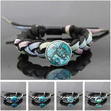 Sea Turtle Dolphin Snap Button Bracelet Beach Jewelry