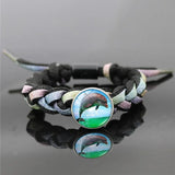 Sea Turtle Dolphin Snap Button Bracelet Beach Jewelry