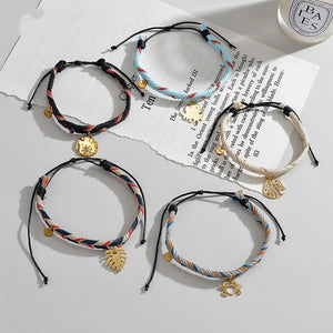 Bohemia Retro Style Stainless Steel Pendant Bracelet For Women