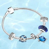 Summer Starfish Shell Leather Charm Bracelet