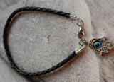 Kabbalah Hamsa Demon Eye Hand Of Fatima Cuff Bracelet Anklets