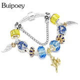 Retro Princess Magic Lamp Pendant Bracelet DIY Bangle