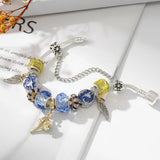 Retro Princess Magic Lamp Pendant Bracelet DIY Bangle