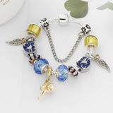 Retro Princess Magic Lamp Pendant Bracelet DIY Bangle